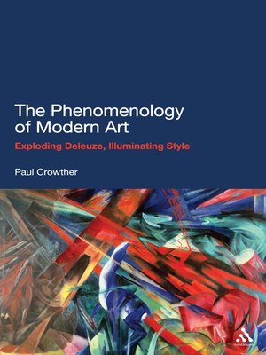 cover image of The Phenomenology of Modern Art